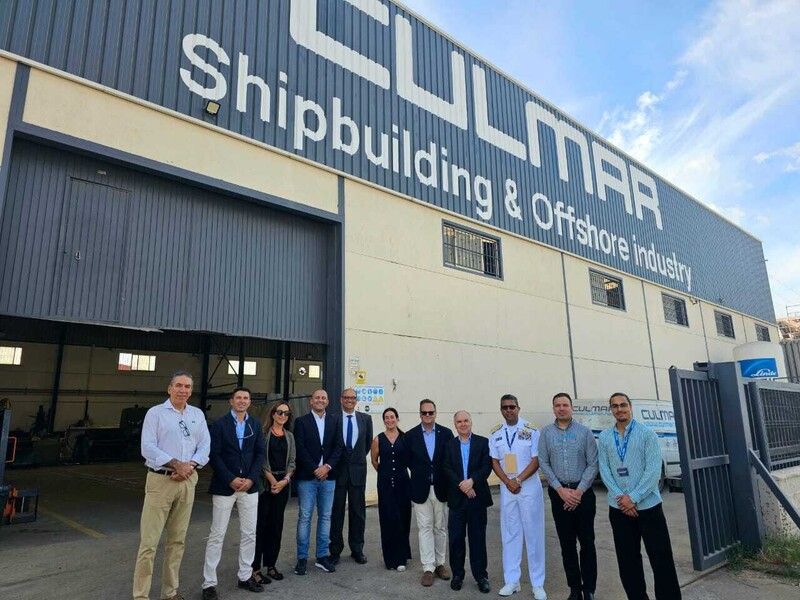 La misión inversa organizada por Andalucía TRADE visita Navantia, Culmar y Surcontrol