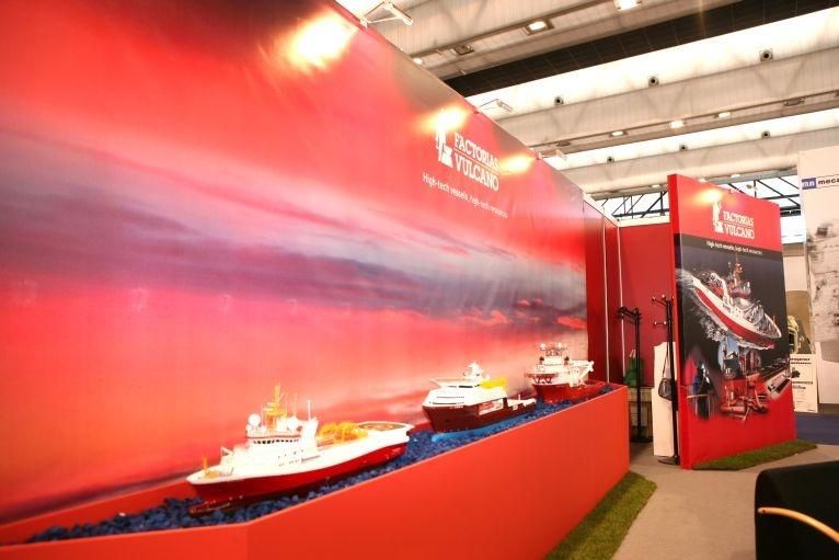 Vulcano's stand in Navalia 2012